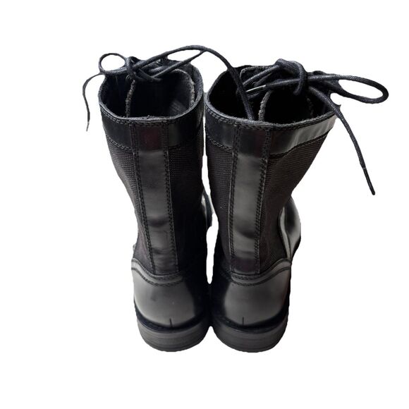 Kenneth Cole Mind-Set Zip High Boots Shoes Black Leather  Size 8 Mens Lace / Zip main image 2